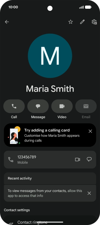 Slide your finger upwards starting from the bottom of the screen to return to the home screen.