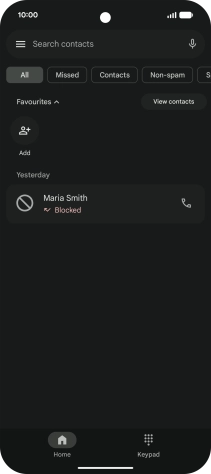Slide your finger upwards starting from the bottom of the screen to return to the home screen.