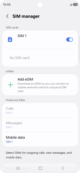 Press the Home key to return to the home screen.