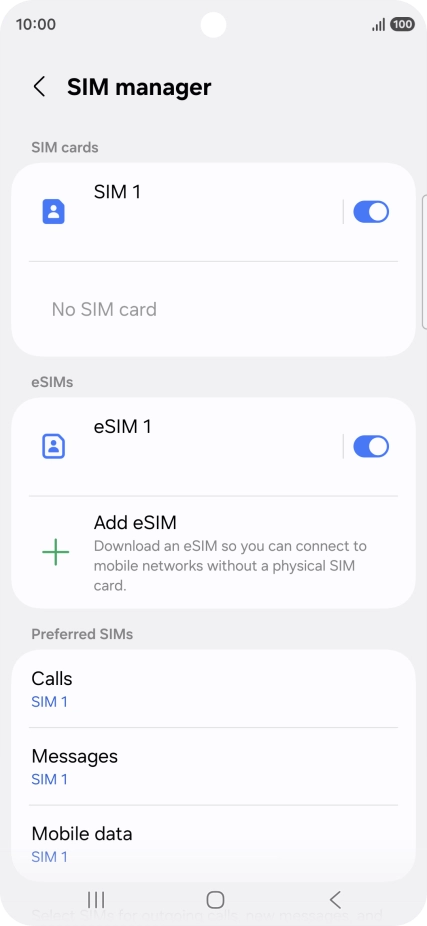 Press the required price plan.
