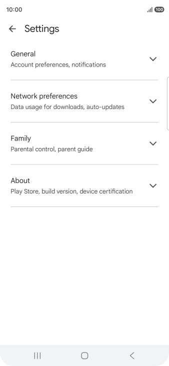 Press Network preferences.