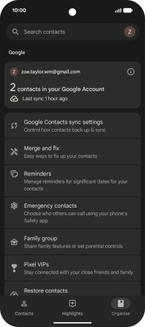 Slide your finger upwards starting from the bottom of the screen to return to the home screen.