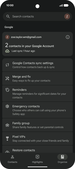 Slide your finger upwards starting from the bottom of the screen to return to the home screen.