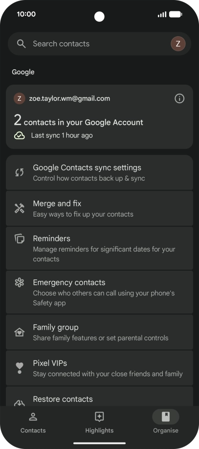 Slide your finger upwards starting from the bottom of the screen to return to the home screen.