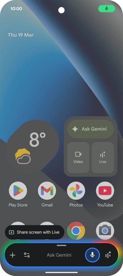 Say, in your own words, what you would like your phone to do, e.g.: OPEN [application], CALL [contact], SEARCH FOR [information]. It's not necessary to use a specific command for each function.