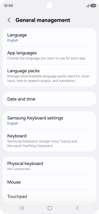 Press Date and time.