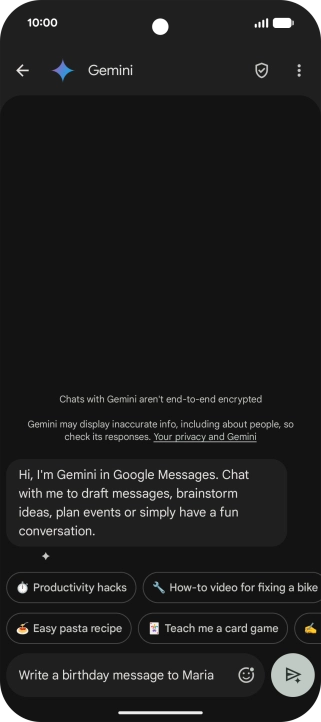 Write or say in your own words which topic you would like to use.