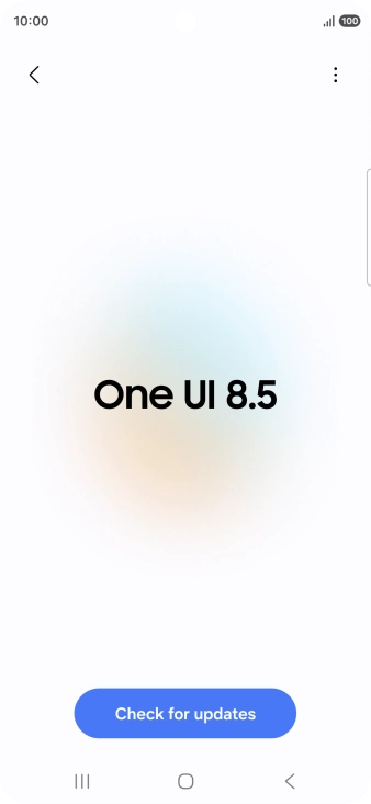 Press Check for updates. If a new software version is available, it's displayed. Follow the instructions on the screen to update the phone software.