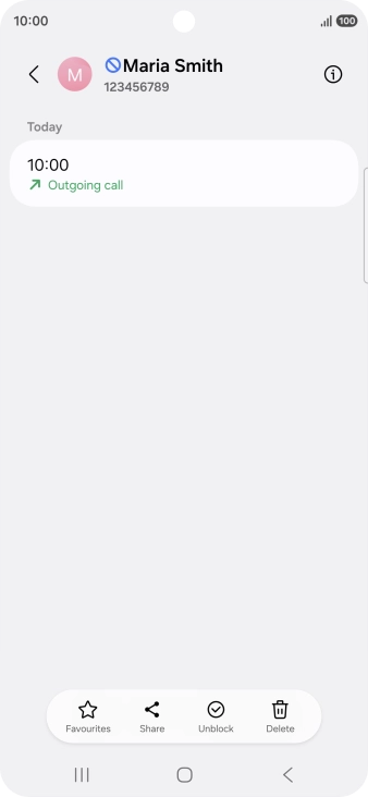 Press the Home key to return to the home screen.