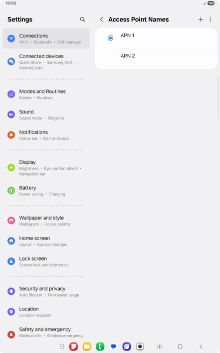 Press the Home key to return to the home screen.
