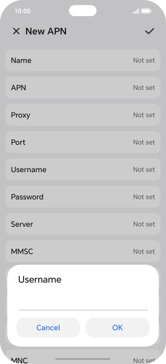 Key in wap and press OK.