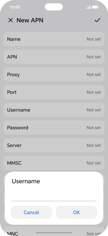 Key in wap and press OK.