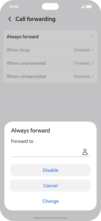 Press Disable.