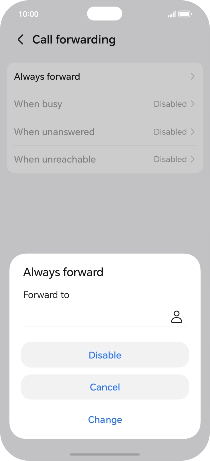 Press Disable.