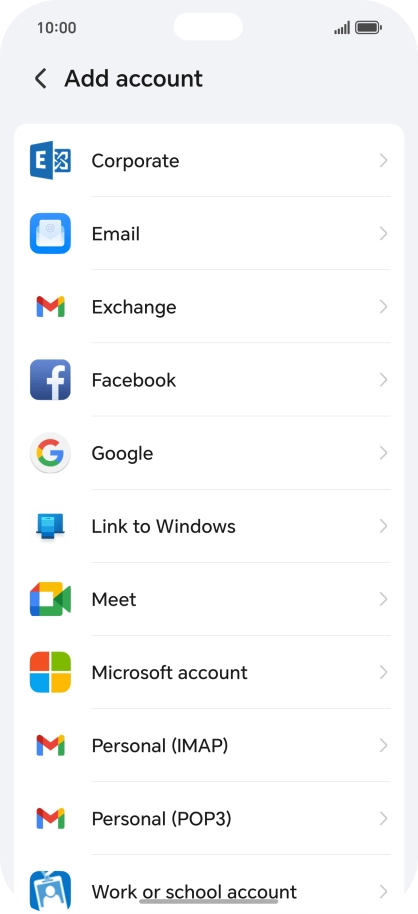 Press Google.
