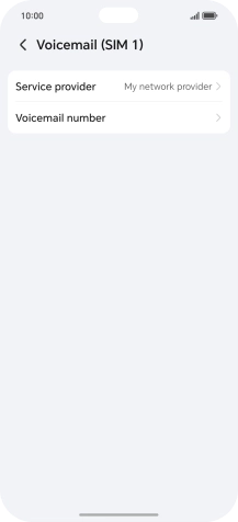 Press Voicemail number.