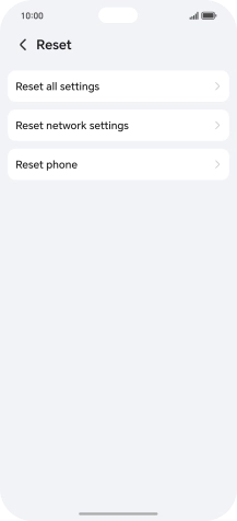 Press Reset phone.