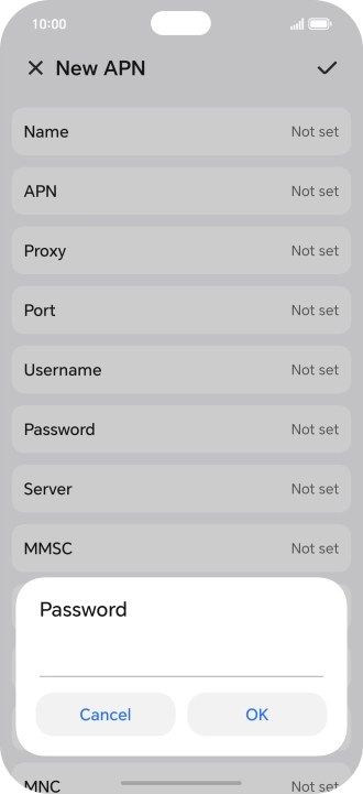 Key in wap and press OK.
