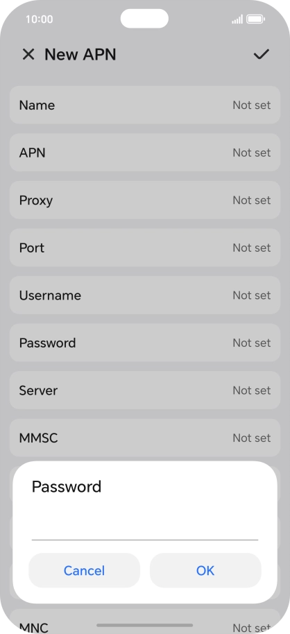 Key in wap and press OK.