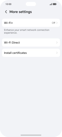 Press Wi-Fi+.