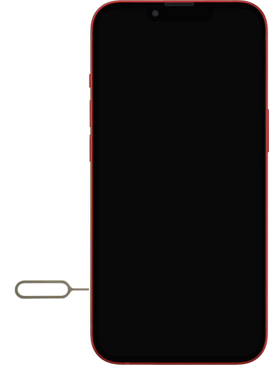 Find the opener for the SIM holder.