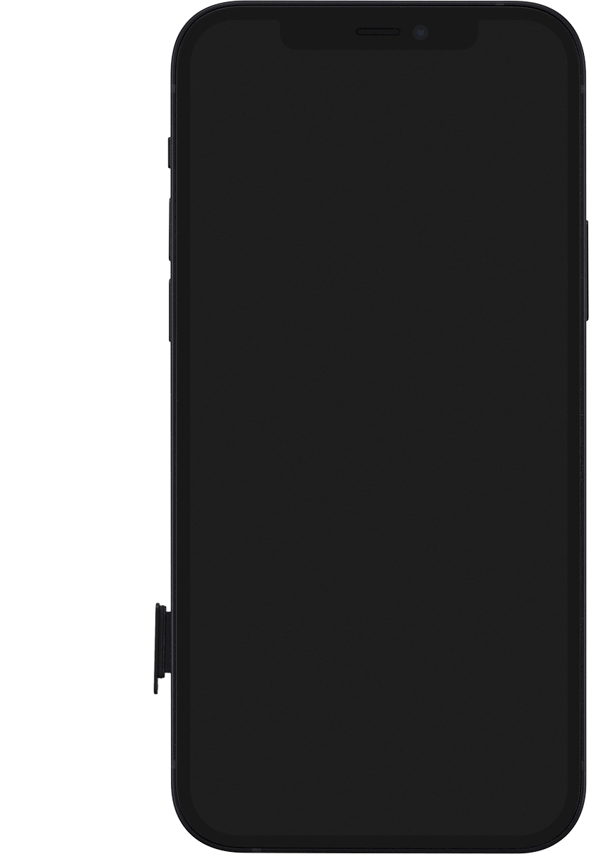 Remove the SIM holder from your phone.