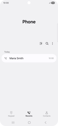 Press the required number.