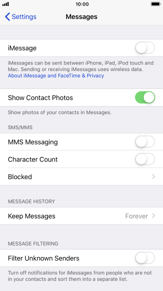 Guide For The Apple Iphone 8 Plus Troubleshooting I Can T Send And Receive Picture Messages Cause 3 Of 5 Vodafone Australia