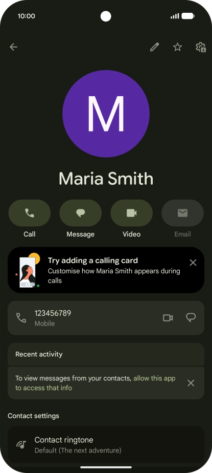 Slide your finger upwards starting from the bottom of the screen to return to the home screen.