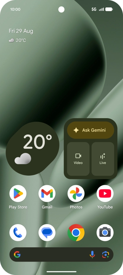 The network mode icon shows the network mode currently used by your phone.