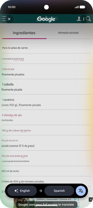Follow the instructions on the screen to select the required language settings and use the function.