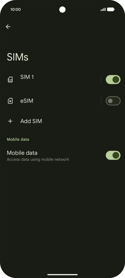 Press the required price plan.