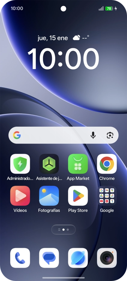 Cuando el icono de carga de batería aparece en la pantalla, el teléfono se está cargando.
