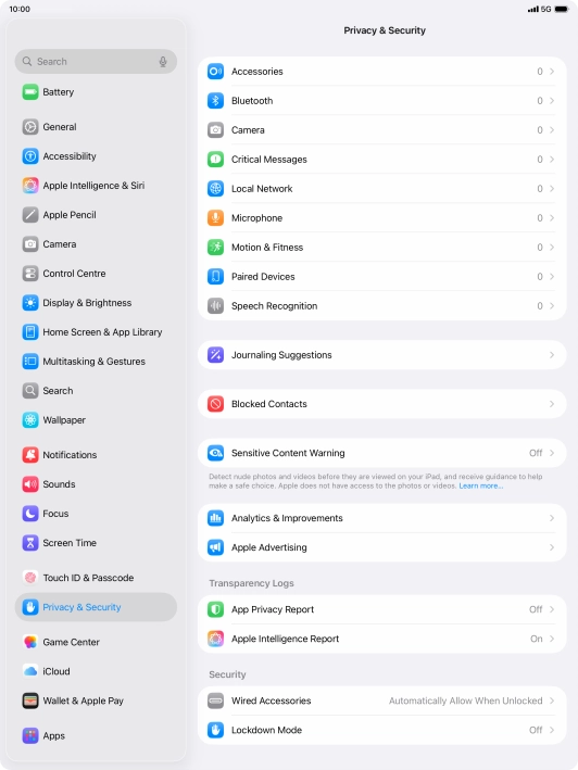 Press Sensitive Content Warning.