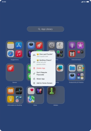 Press Don't Require Passcode.