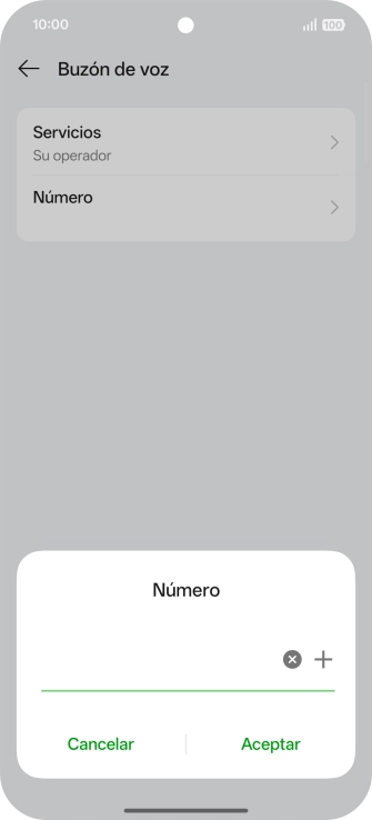 Introduce 22177 y pulsa Aceptar.