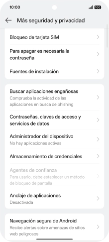 Pulsa Bloqueo de tarjeta SIM.