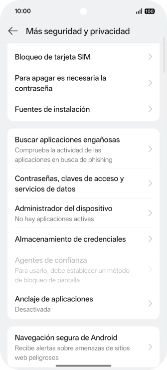Pulsa Bloqueo de tarjeta SIM.