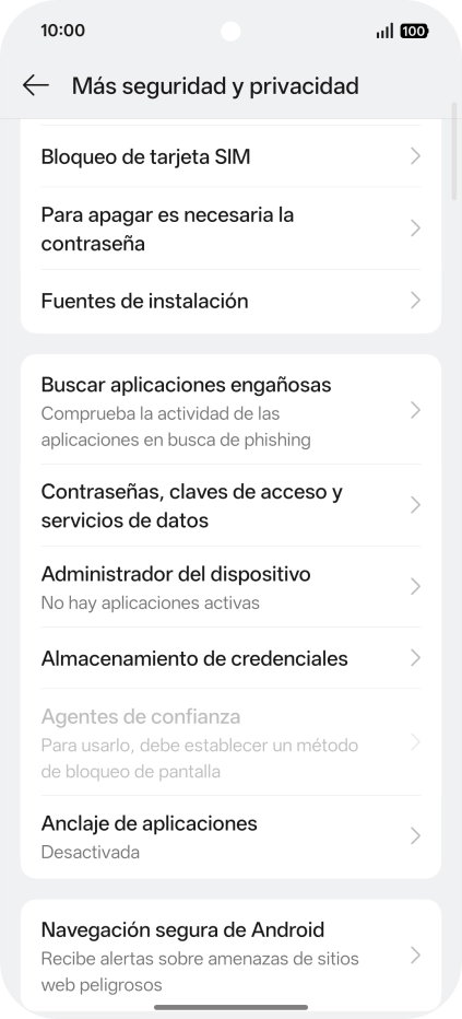 Pulsa Bloqueo de tarjeta SIM.