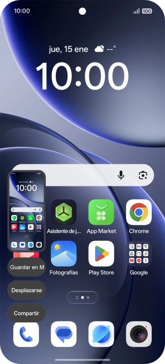 Para editar tu pantallazo, pulsa el pantallazo y sigue las indicaciones de la pantalla para realizar los cambios deseados.
