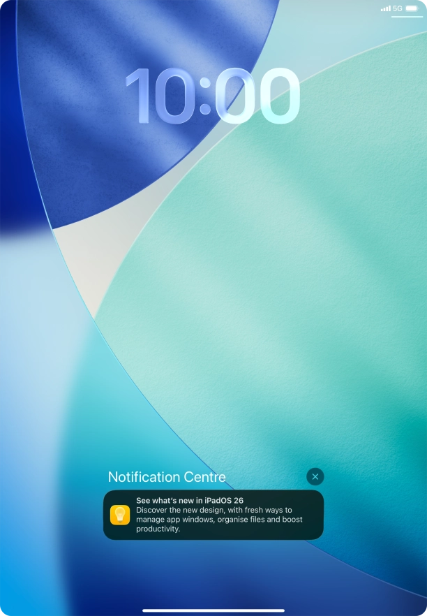 Press the required notification and follow the instructions on the screen to use the selected function.