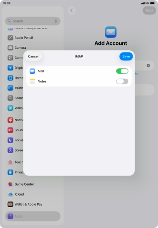 Press Save. Your email account has now been set up. To select more settings for incoming and outgoing server, proceed with the following steps.