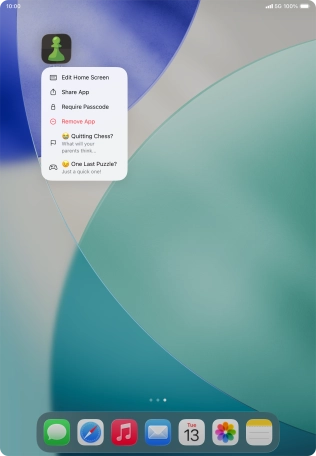 Press Require Passcode.