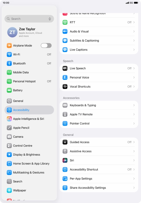 Press the required category below 