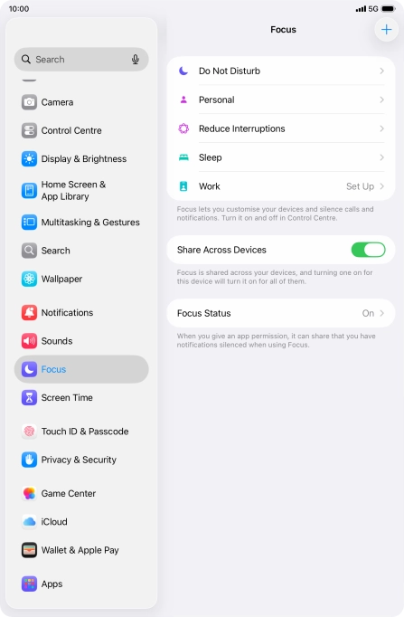 Press Do Not Disturb.