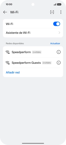 Pulsa Asistente de Wi-Fi.