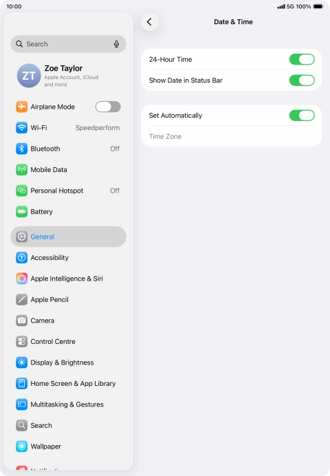 Slide your finger upwards starting from the bottom of the screen to return to the home screen.