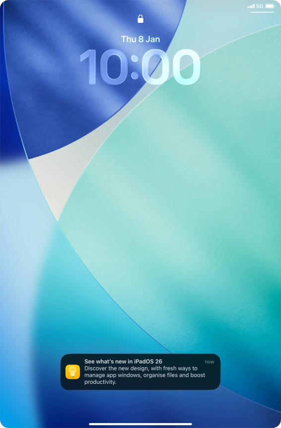 Press the required notification and follow the instructions on the screen to use the selected function.