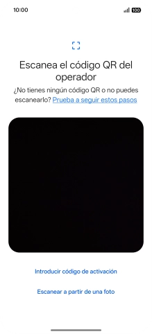 Coloca el código QR dentro del marco de la cámara del teléfono para escanearlo.