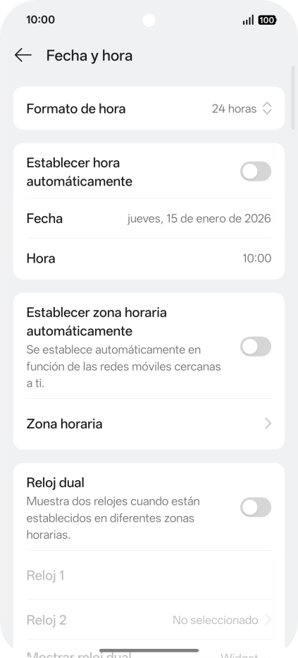 Pulsa el indicador junto a 